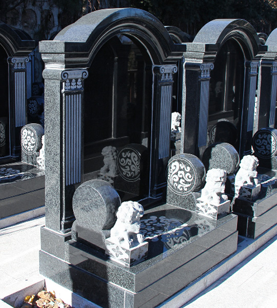 福泽园西六E区官帽立碑