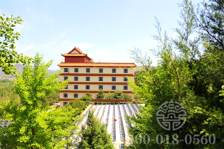 灵山宝塔陵园风景