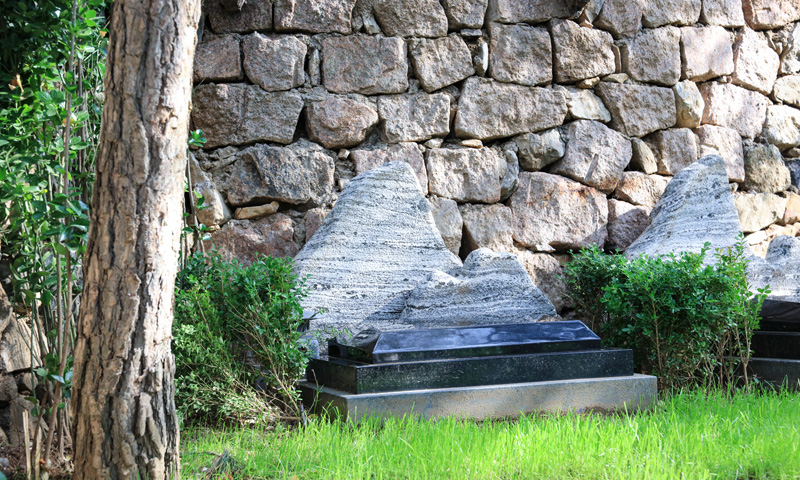 福泽园景观石树葬碑型 福泽园景观石树葬碑型